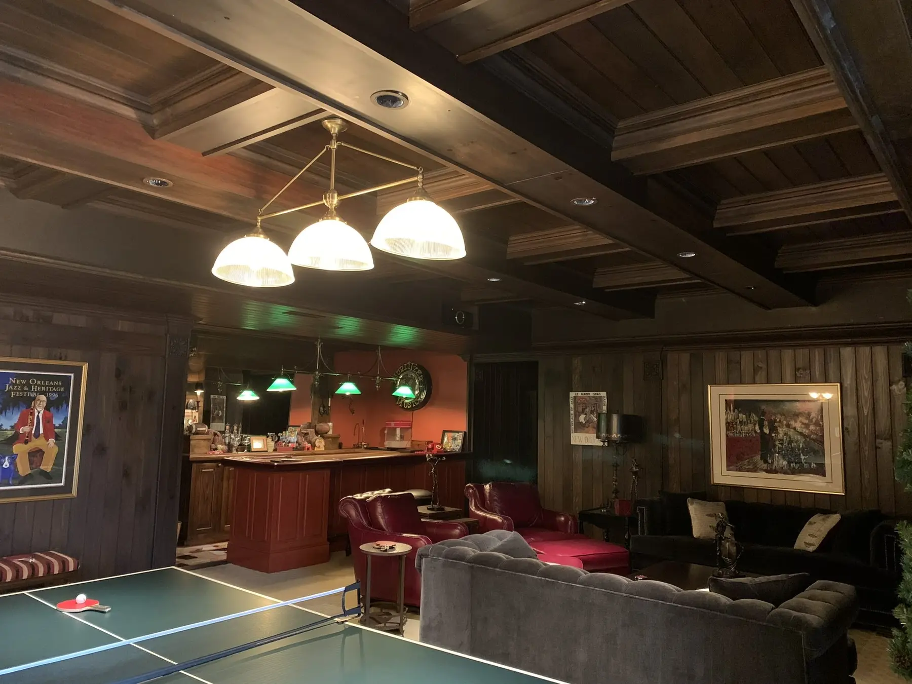 Custom entertaining and game room