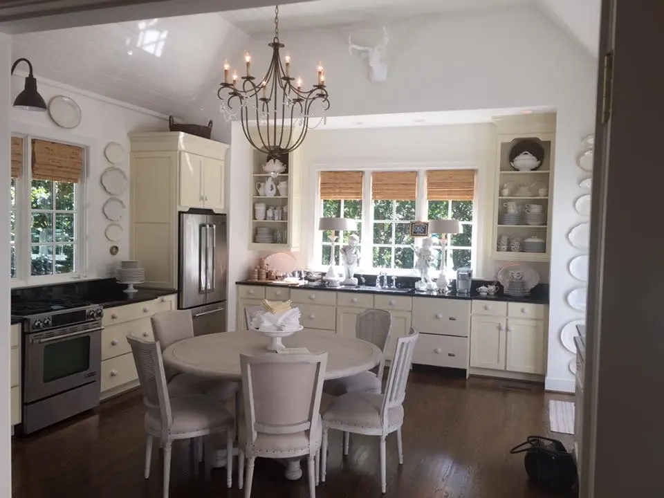 Completed white kitchen in a whole-home remodel